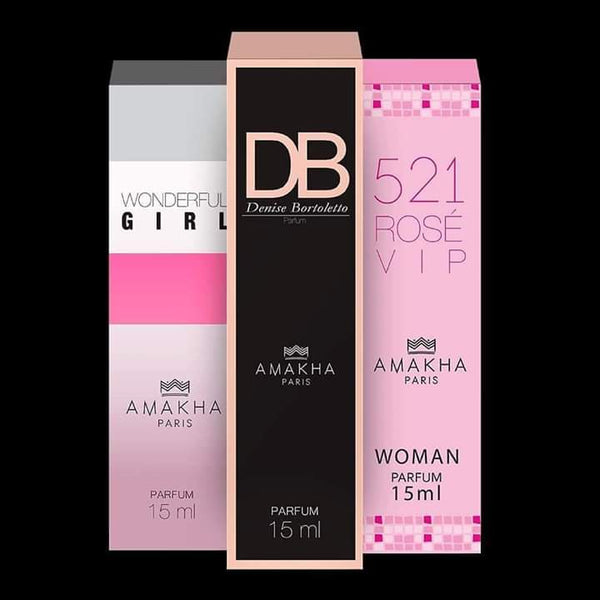 Kit 12 Perfumes Importados de Bolso 15 ml