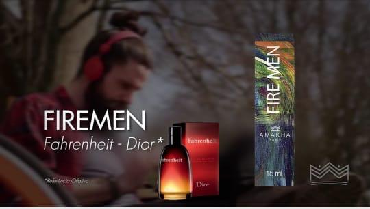 Perfume Fire Men Masc - 15ml (fahrenheit Da Dior)