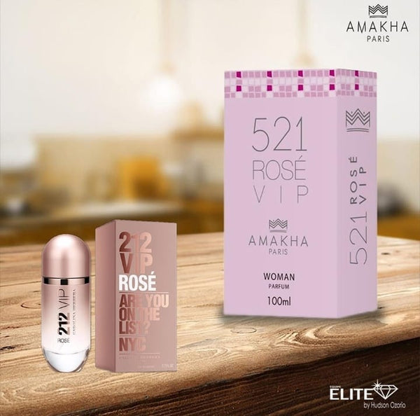 Perfume Importado Vip Rose Amakha Paris( 212 Vip Rose) 100ml