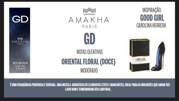 Perfume  Gb Fem -  100ml  (good Girl Da Carolina Herrera)